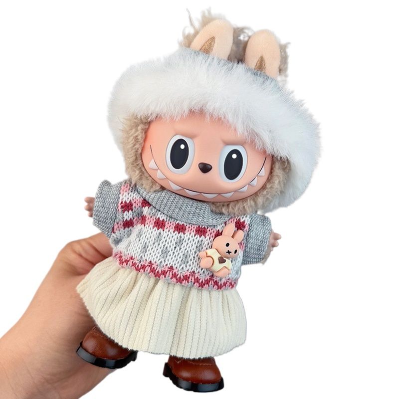 TIOZONEY - Ropa De Muñeca Para Labubu De 17 Cm