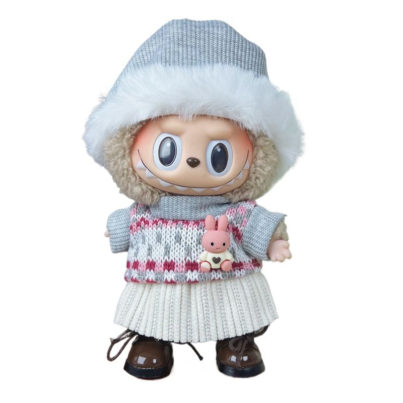 TIOZONEY - Ropa De Muñeca Para Labubu De 17 Cm