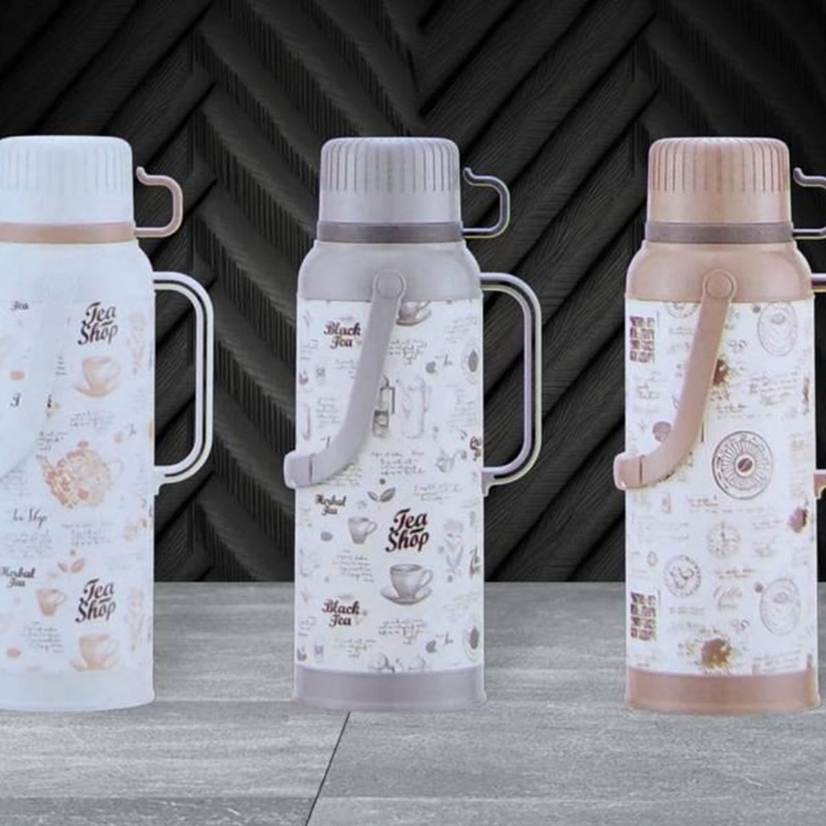 GENERICO - Termo Colgante Diseños Doble Taza 2 Litros Café Te Caliente