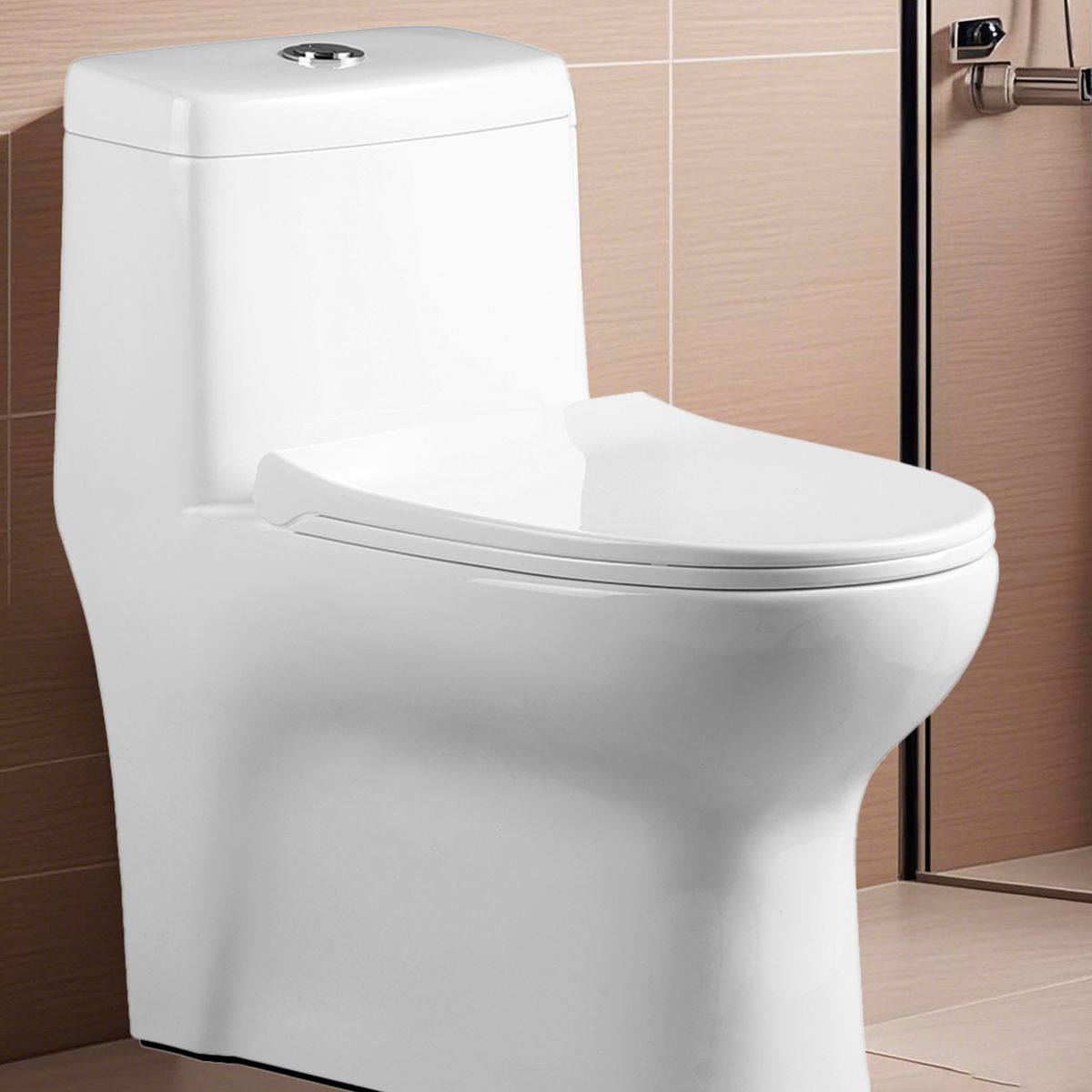 JOYTEK - Inodoro WC One Piece 8020 Descarga a Piso 20.5 cm…