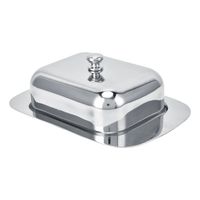 Mantequillero Acero Inoxidable Rectangular 500cc Domo