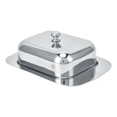 CUINER - Mantequillero Acero Inoxidable Rectangular 500cc Domo