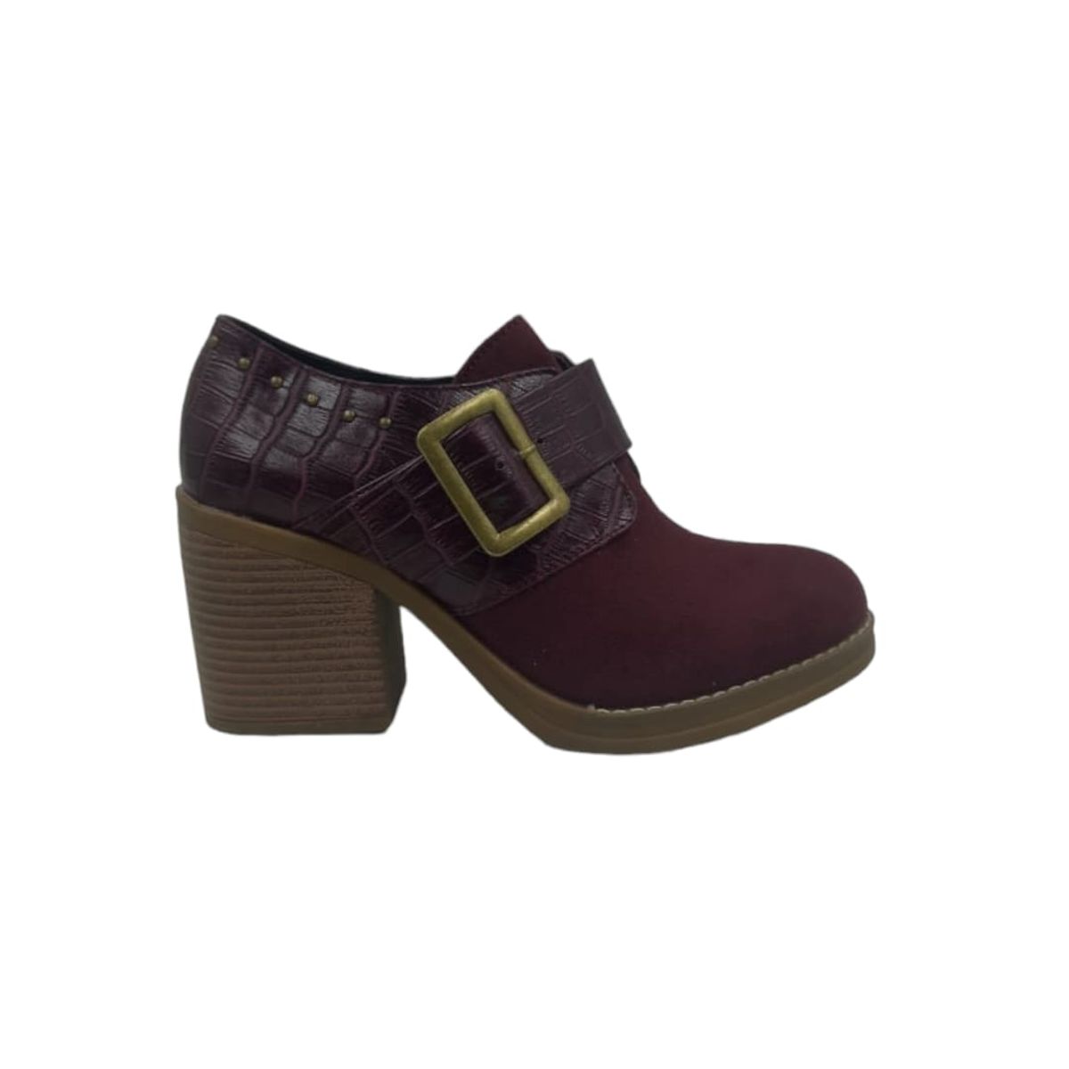 HERIEL - Botín Burdeos Taco Mujer