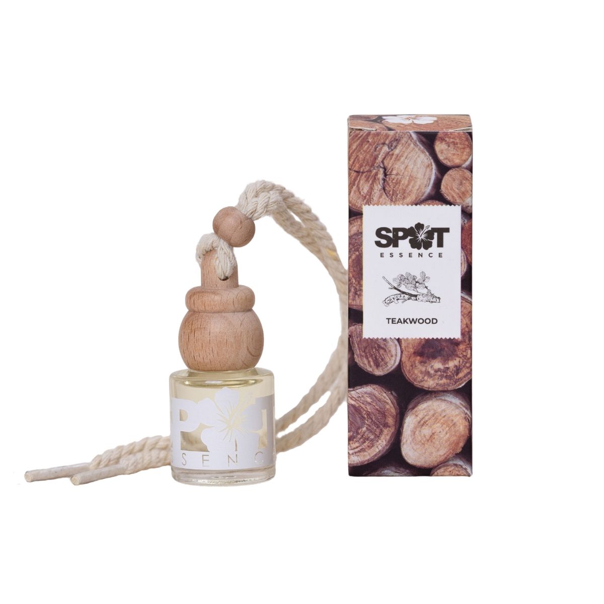 SPOT ESSENCE - Aromatizador de Auto 8ml Teakwood Spot Essence