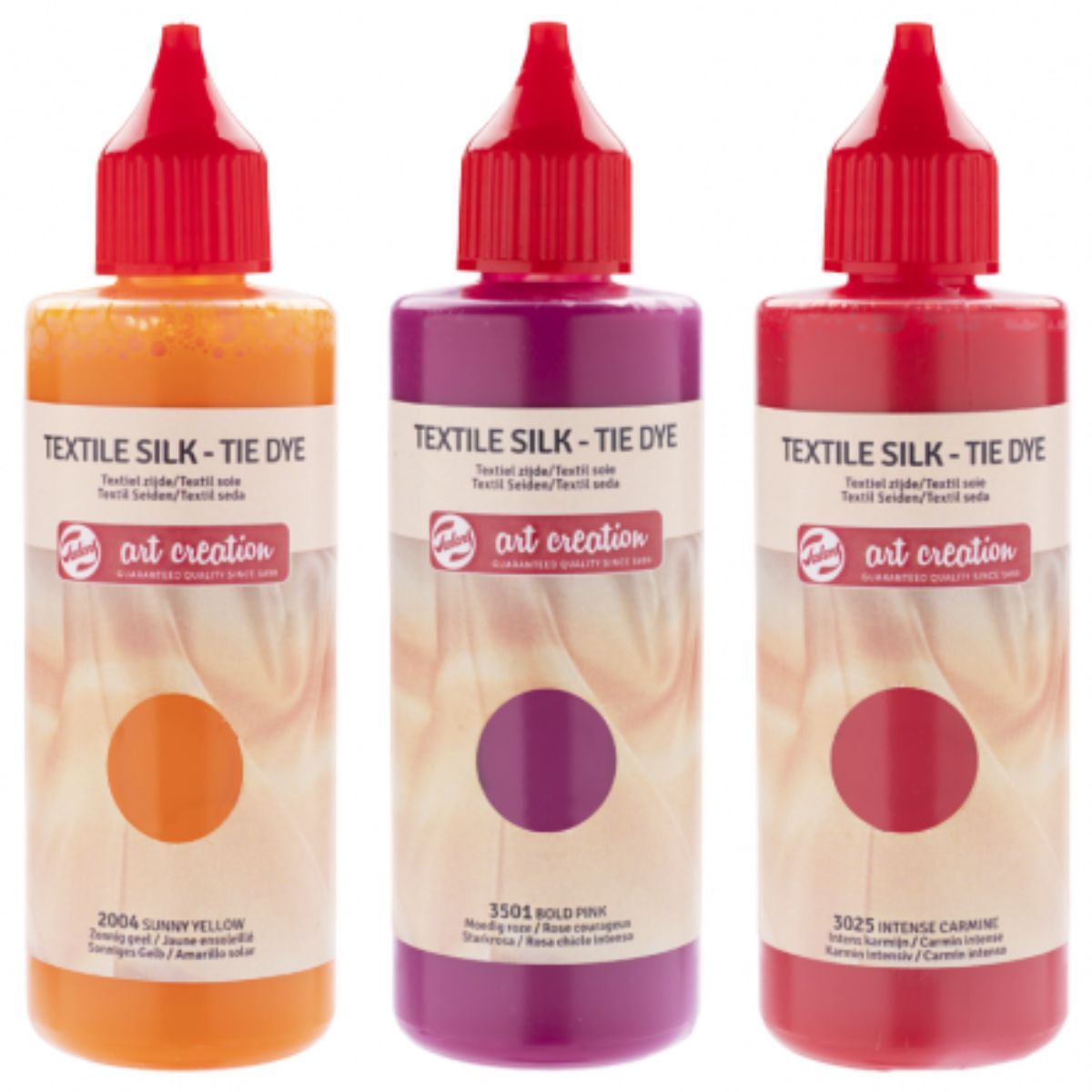 ART CREATION - Set 3 Colores Rosa Teñido Tie Dye Art Creation 85ml