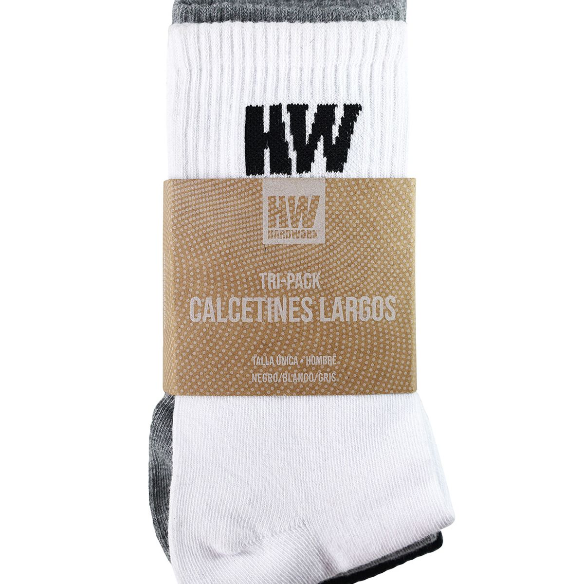 HARDWORK - Tripack Calcetines HW Algodón Hombre