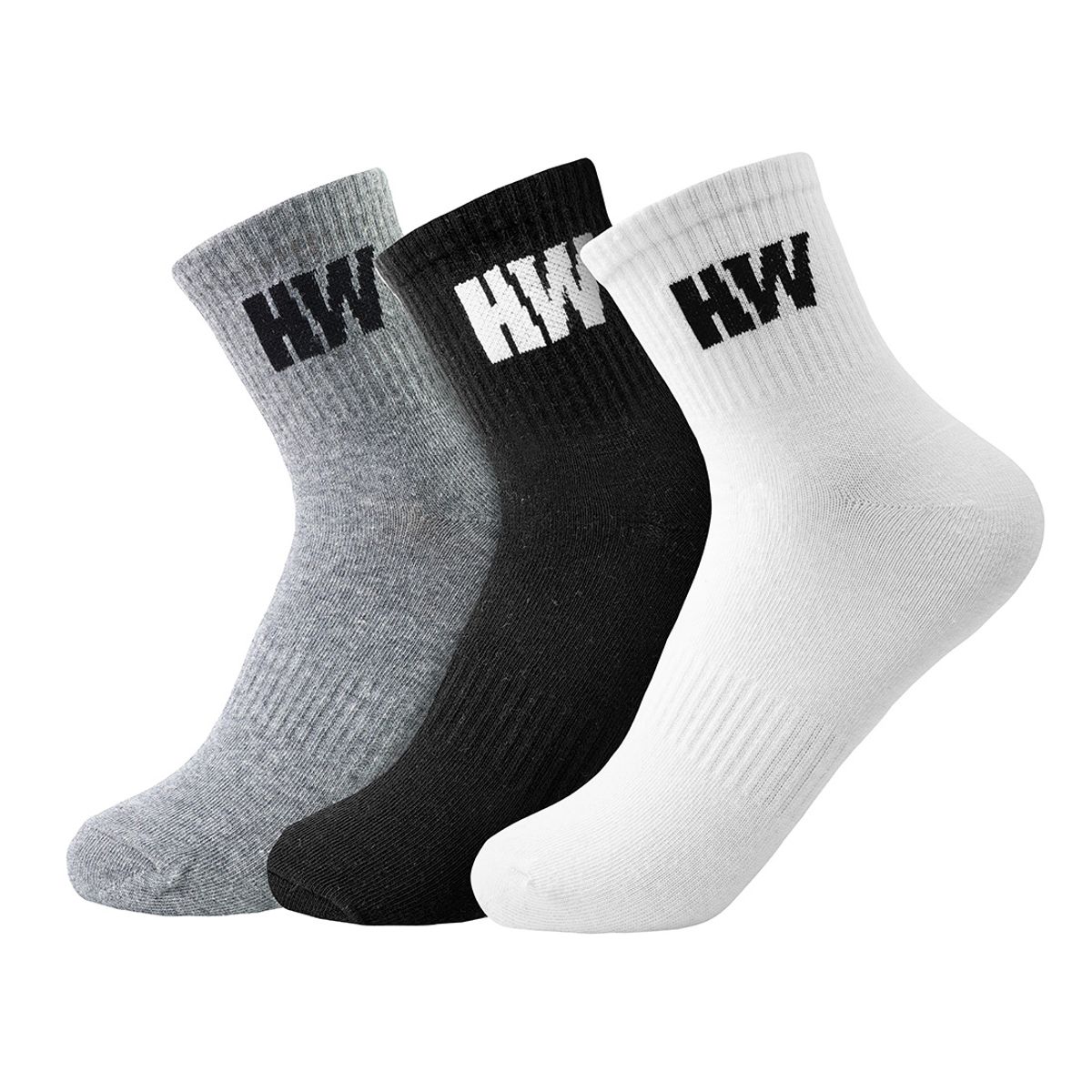 HARDWORK - Tripack Calcetines HW Algodón Tobillero Hombre