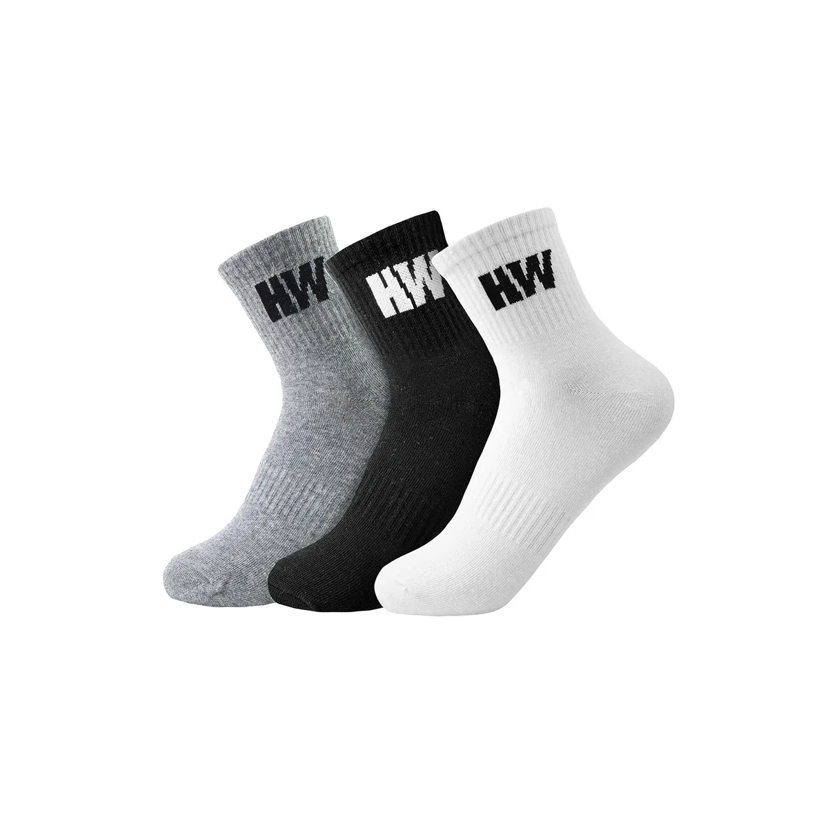 HARDWORK - Tripack Calcetines HW Algodón Tobillero Hombre