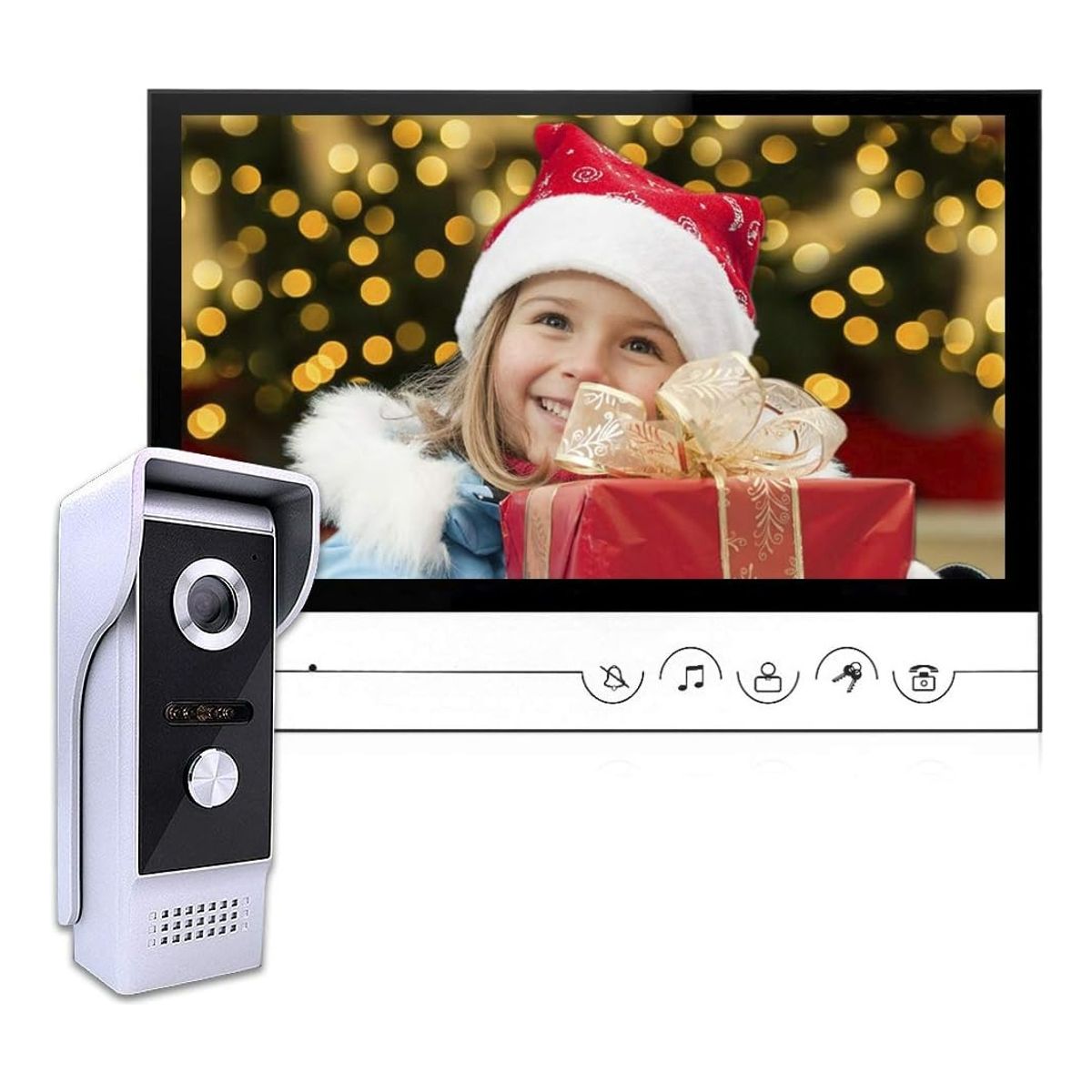 METEX - Timbre Video Portero Con Cámara Citófono Pantalla 9 Pulgadas