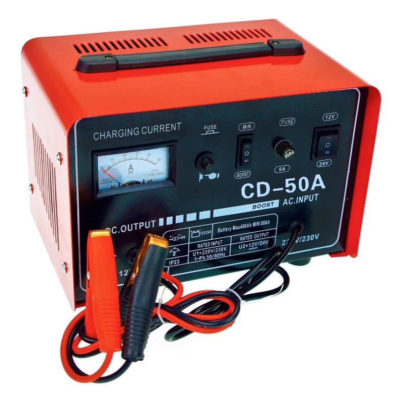 QUICK - Cargador De Batería Para Auto Y Camión 50 A