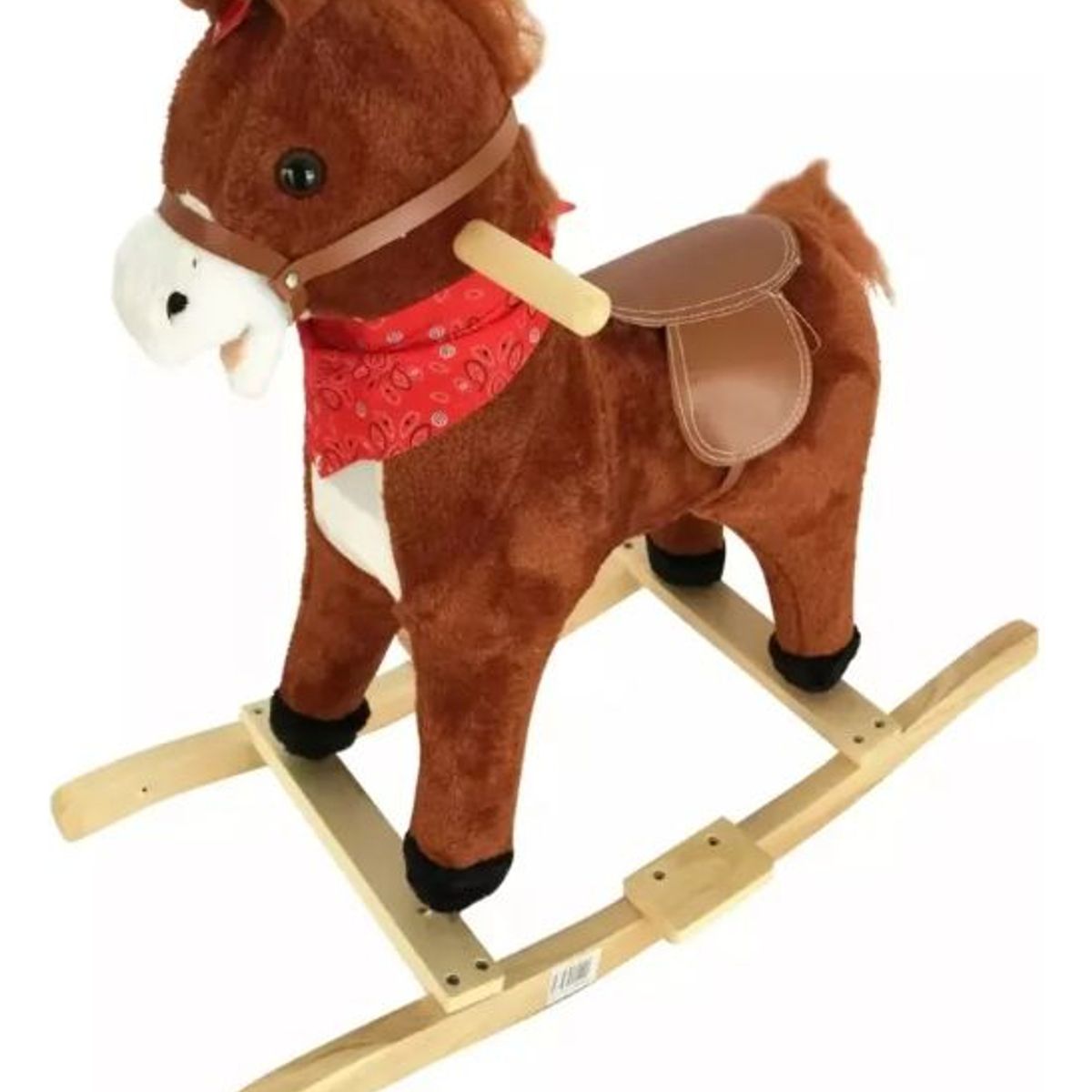 TOYUN TOYUN - Caballo Balancín Mecedor De Madera Con Sonido Juguete