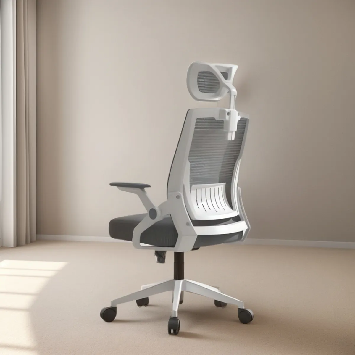 ANYHOGAR - Silla Oficina Silla Computadora Ergonómica Respaldo Alto