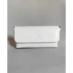 JARDIN DEL ESTE - Cartera de cuero Blanco