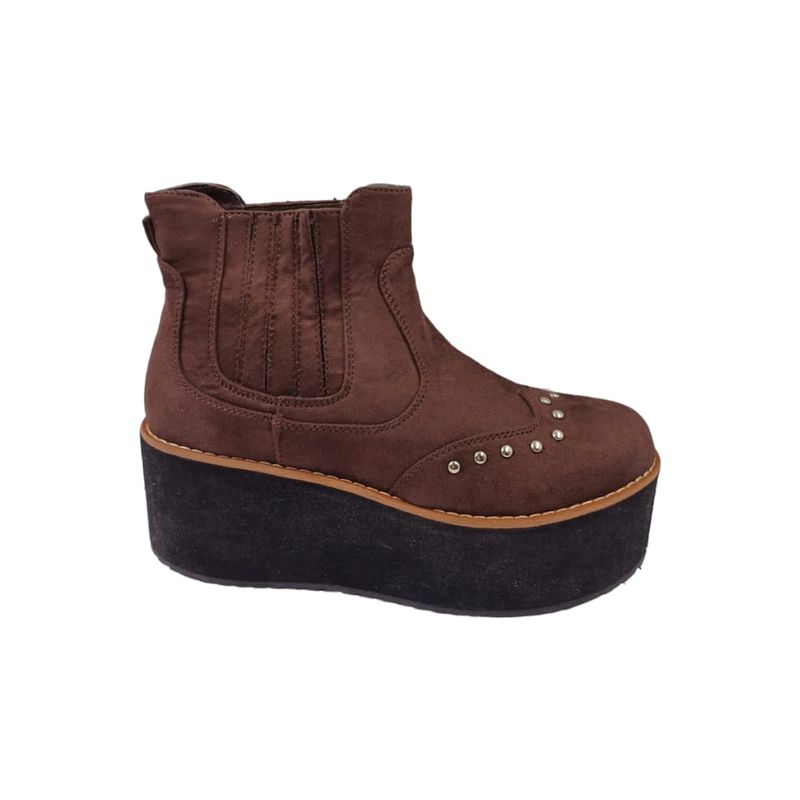 HERIEL - Botin Café Plataforma Mujer