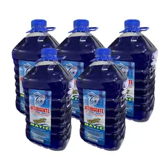 GENERICO - X5 Detergente Liquido Casanova Matic 2 Litros Poder Limpieza