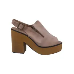 HERIEL - Sandalia Rosa Plataforma Mujer