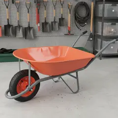 GENERICO - Carretilla estándar 60 litros Naranja Uro