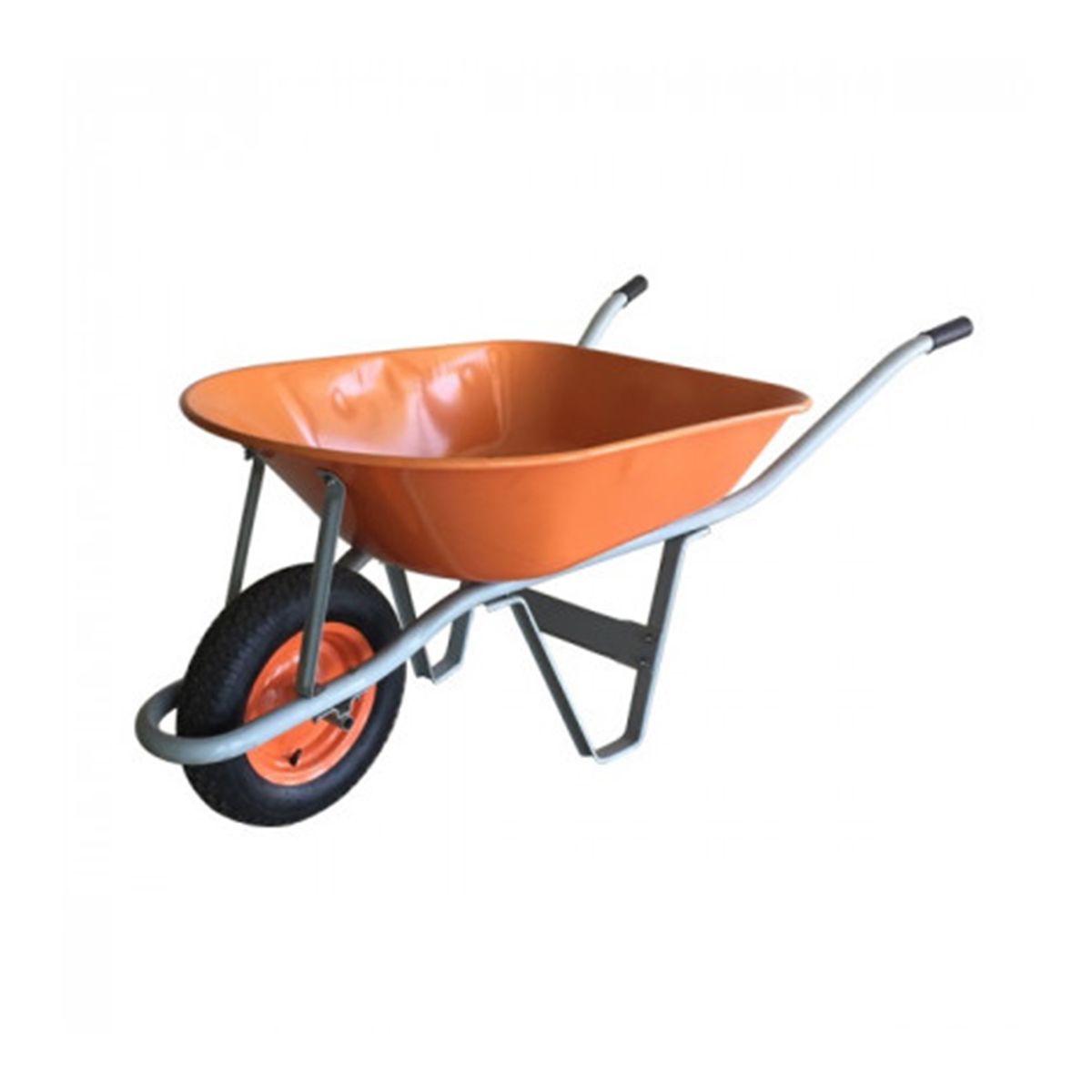 GENERICO - Carretilla estándar 60 litros Naranja Uro