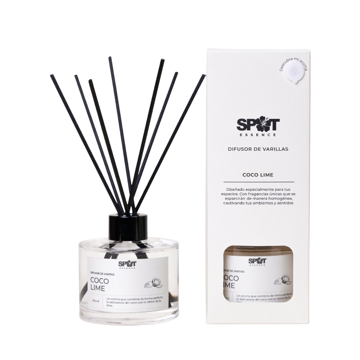SPOT ESSENCE - Difusor de Varillas 150ml Coco Lime