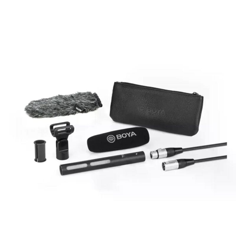 BOYA - Boya BY-BM6040 Micrófono Shotgun Corto