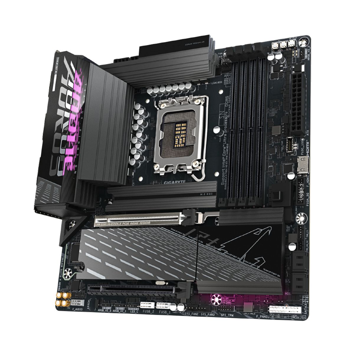 AORUS - Placa Madre Aorus B860M Elite WIFI6E, Intel LGA1851 DDR5, mATX