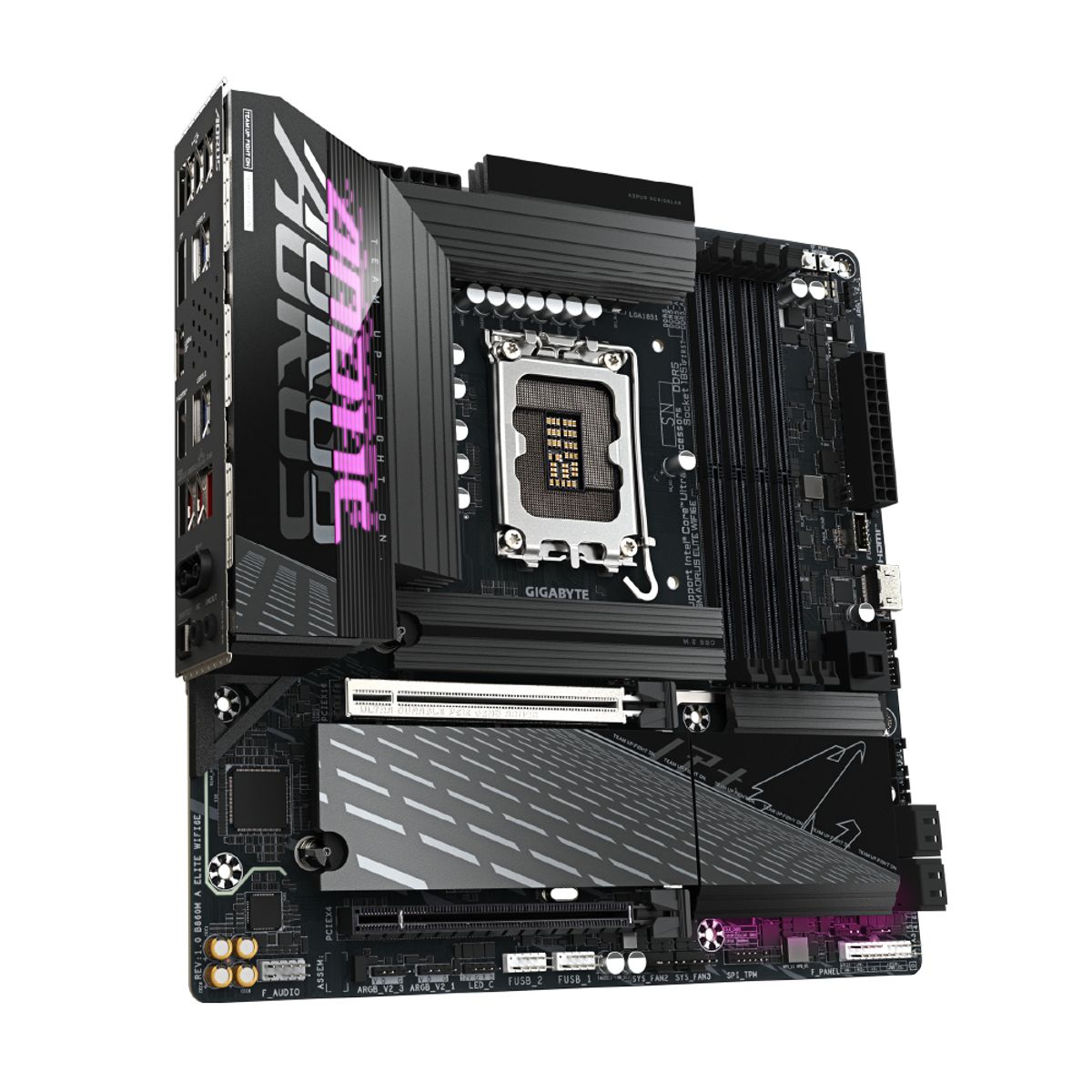 AORUS - Placa Madre Aorus B860M Elite WIFI6E, Intel LGA1851 DDR5, mATX