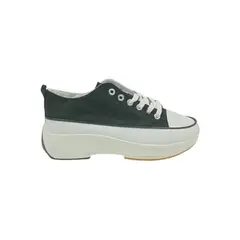 HERIEL - Zapatilla Negra Textil Mujer
