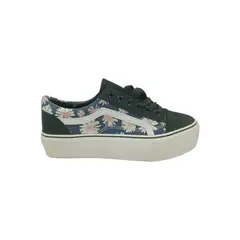 HERIEL - Zapatilla Azul Print Plataforma