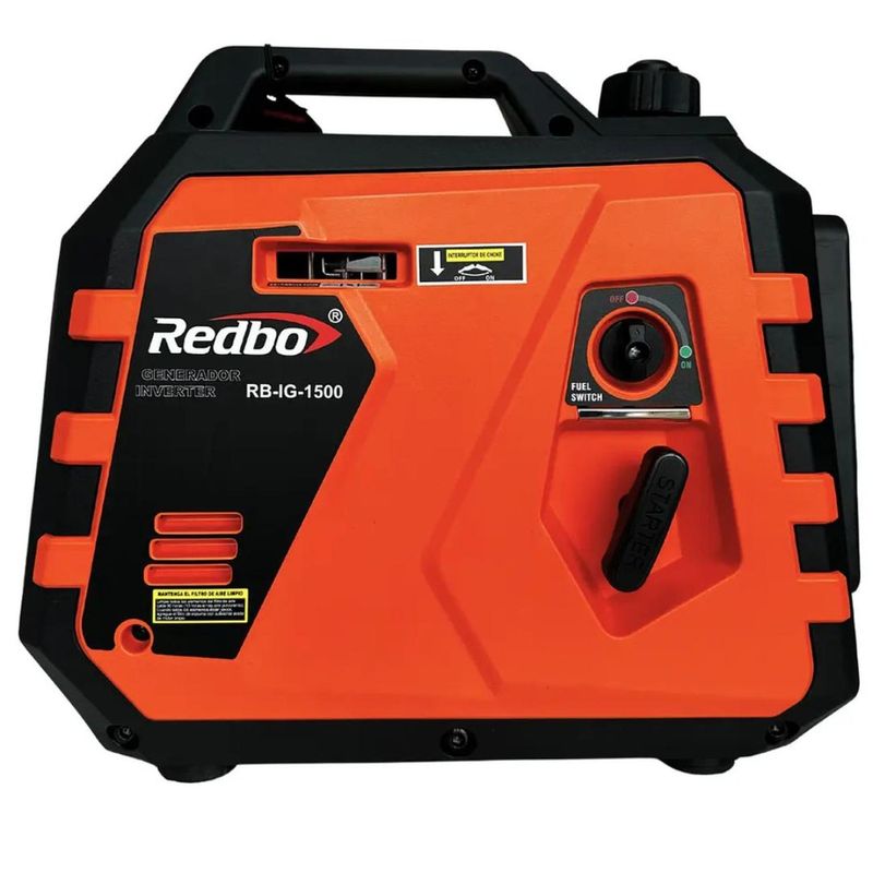 REDBO - Generador inverter a Gasolina 1.200W Redbo RB-IG-1500