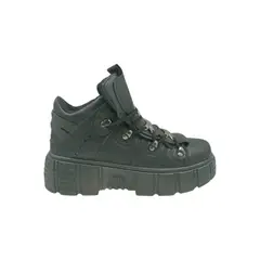 HERIEL - Zapatilla Negra Plataforma Mujer