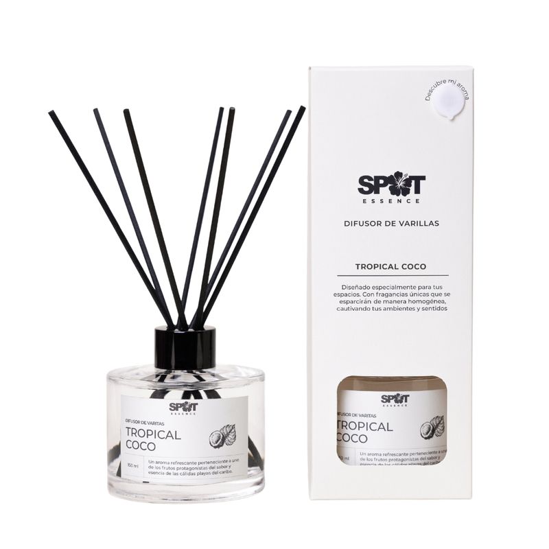 SPOT ESSENCE - Difusor de Varillas 150ml Tropical Coco