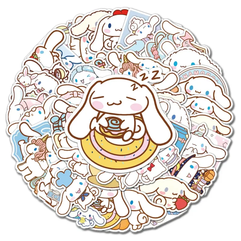 GENERICO - Set 50 Stickers Sanrio - Cinnamoroll Pegatina Calcomanias
