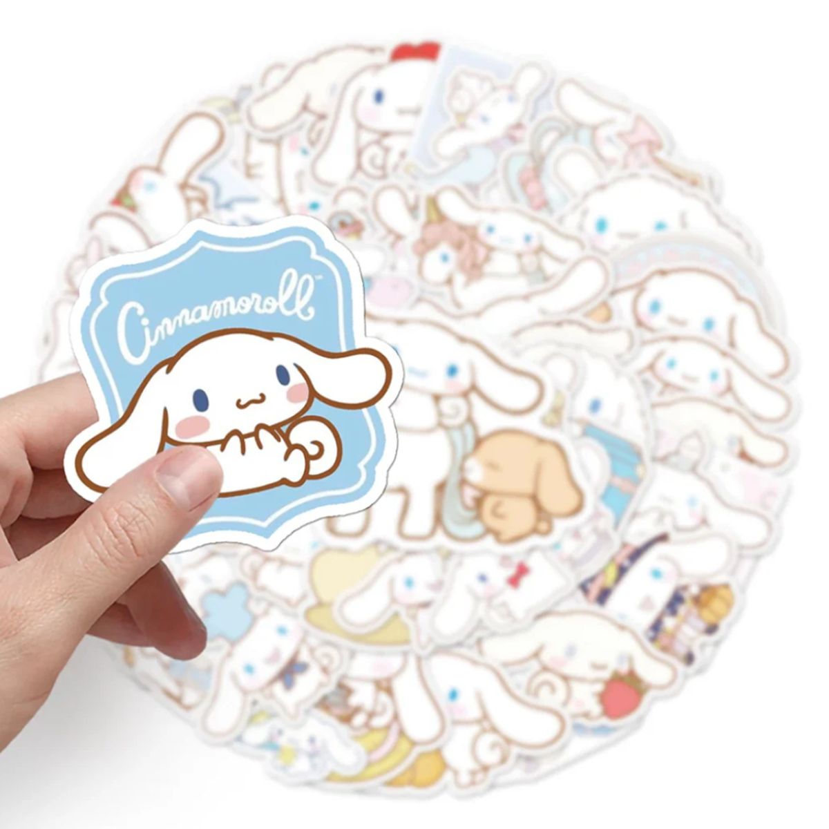 GENERICO - Set 50 Stickers Sanrio - Cinnamoroll Pegatina Calcomanias