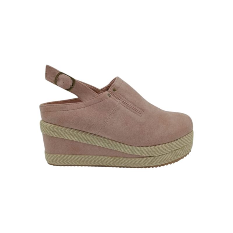 HERIEL - Zapato Panchita Rosa Plataforma