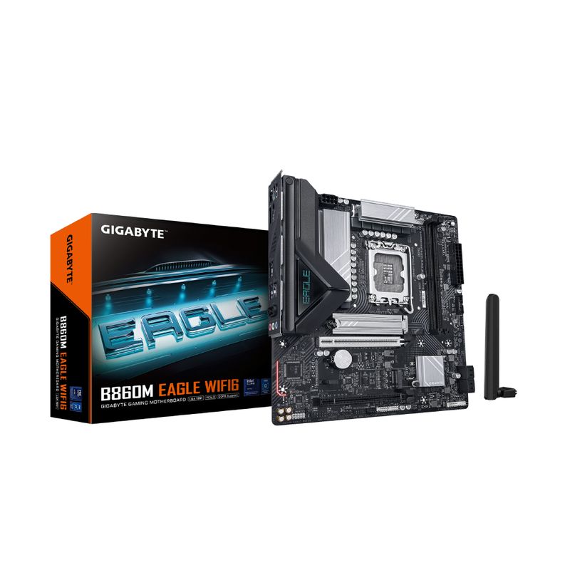 GIGABYTE - Placa Madre Gigabyte B860M Eagle WIFI6 Intel LGA1851 DDR5 mATX