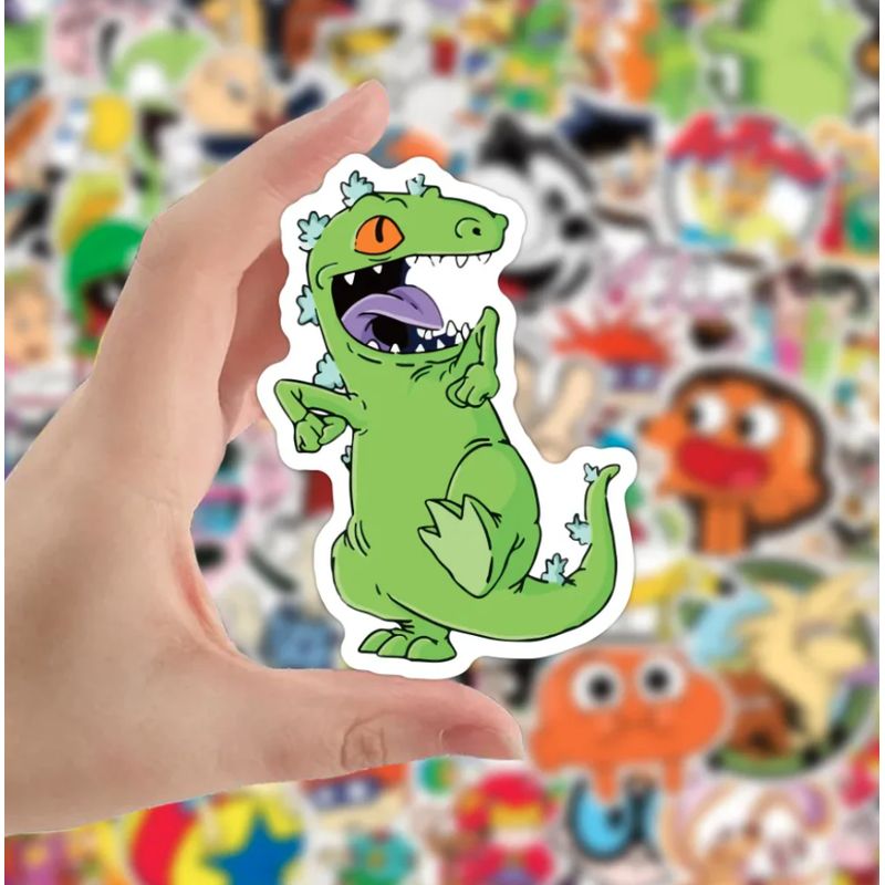 GENERICO - 50 Stickers Cartoon Network / Nick Dibujos Animados Clasicos