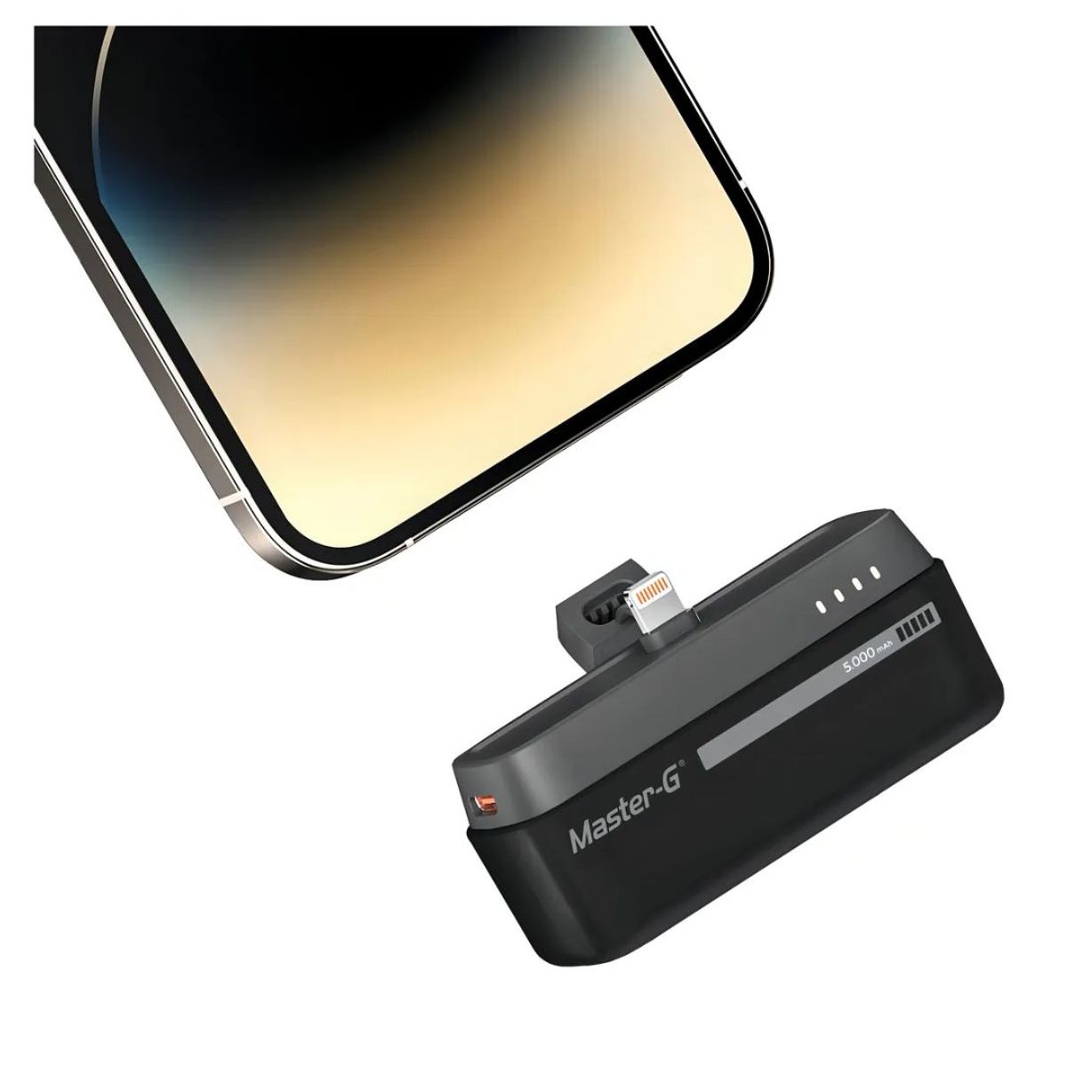 MASTER G - Mini Power Band Bateria Externa Powerbank 5000mah 20w Lightning Master-g