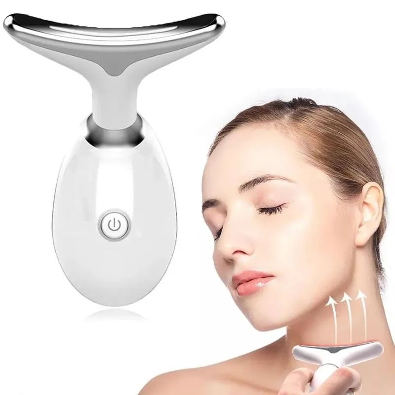 GENERICO - Masajeador Facial con Base de Luz