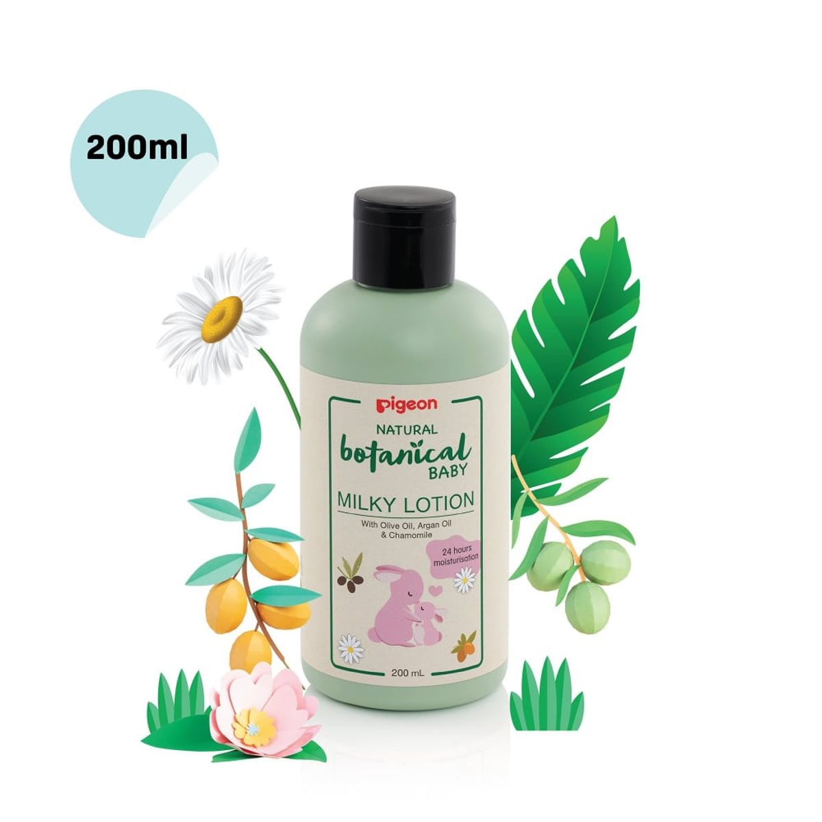 PIGEON - Botanical Baby Milky Lotion PIGEON 200 ml