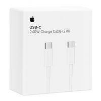 Cable USB-C a USB-C 240W High Power White 2MT Original