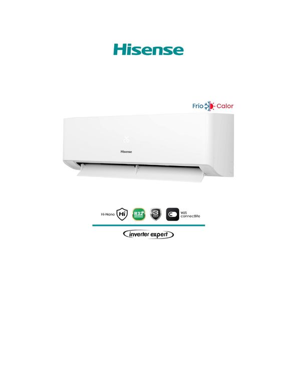 Aire Acondicionado Split Inverter 9000 btu Hi Vida Blanco