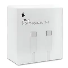 APPLE - Cable USB-C a USB-C 240W High Power White 2MT Original
