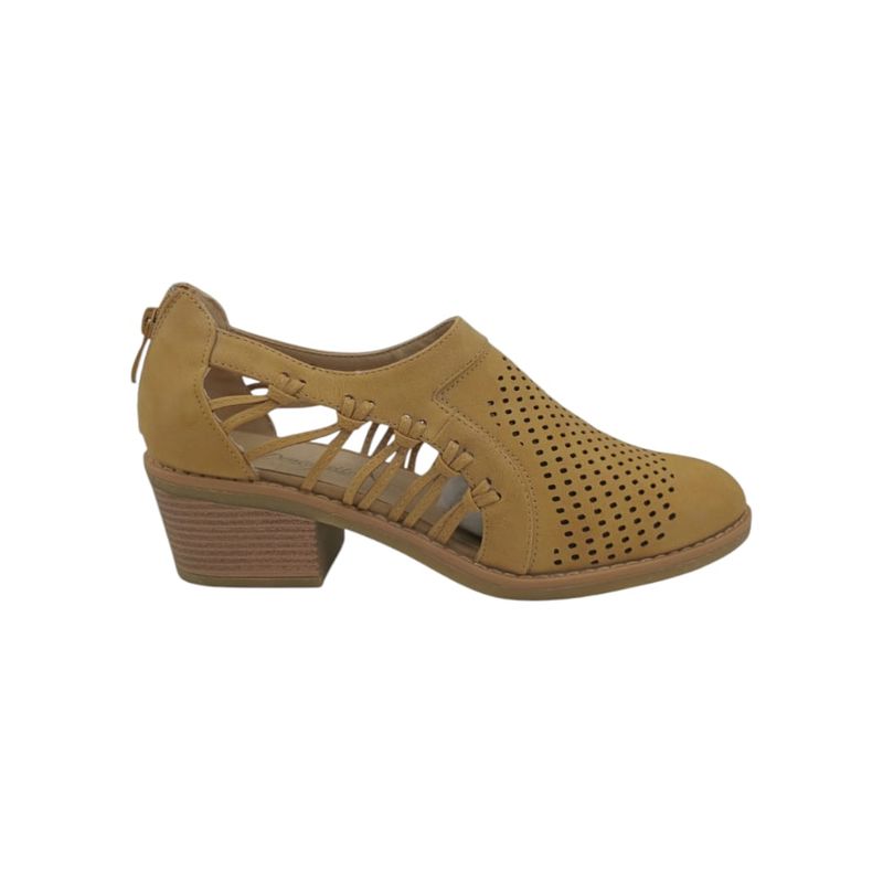 HERIEL - Zapato Camel Perforado Mujer