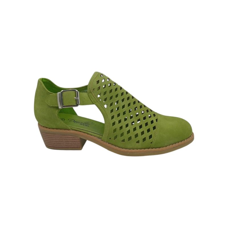 HERIEL - Zapato Verde Taco Mujer