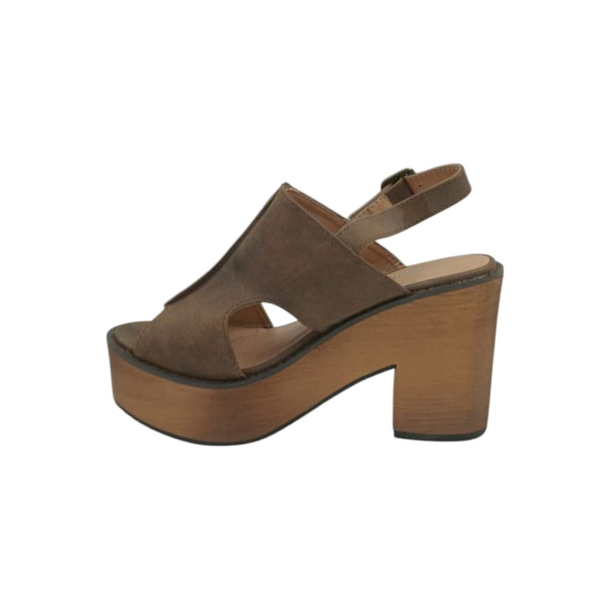 HERIEL - Sandalia Café Plataforma Mujer