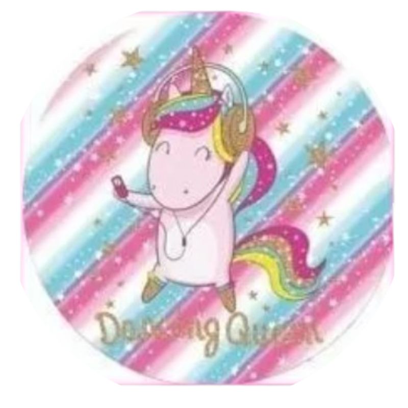 GENERICO - Toalla de playa redonda de unicornio con flecos