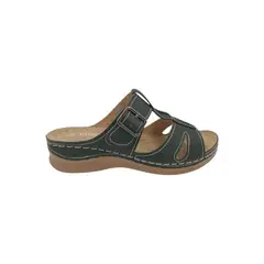 HERIEL - Sandalia Negra Plataforma