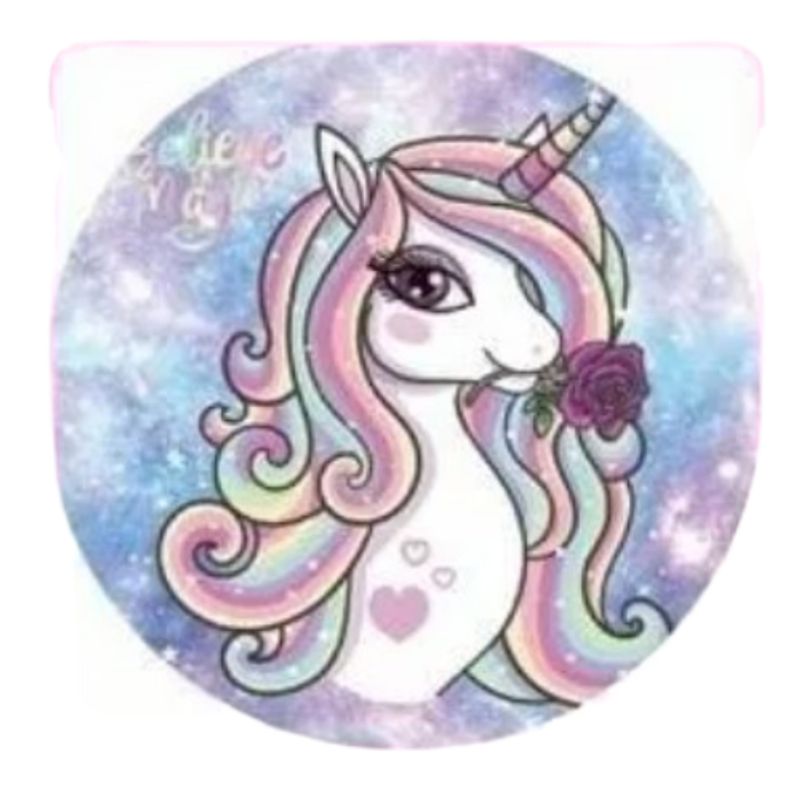 GENERICO - Toalla de playa redonda de unicornio con flecos
