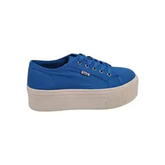 HERIEL - Zapatilla Azul Plataforma Mujer