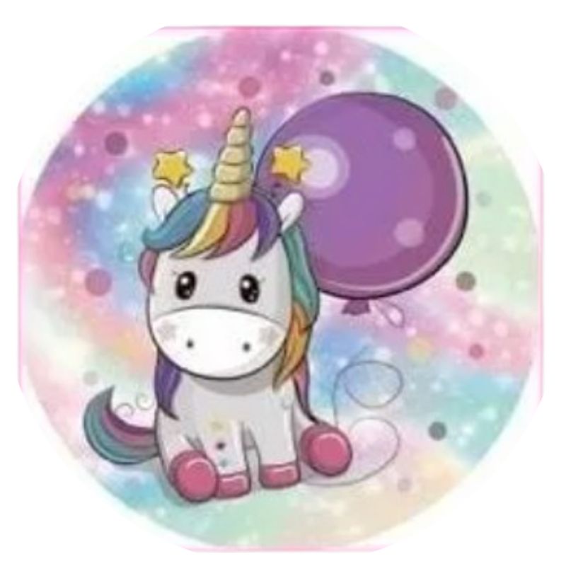 GENERICO - Toalla de playa redonda de unicornio con flecos